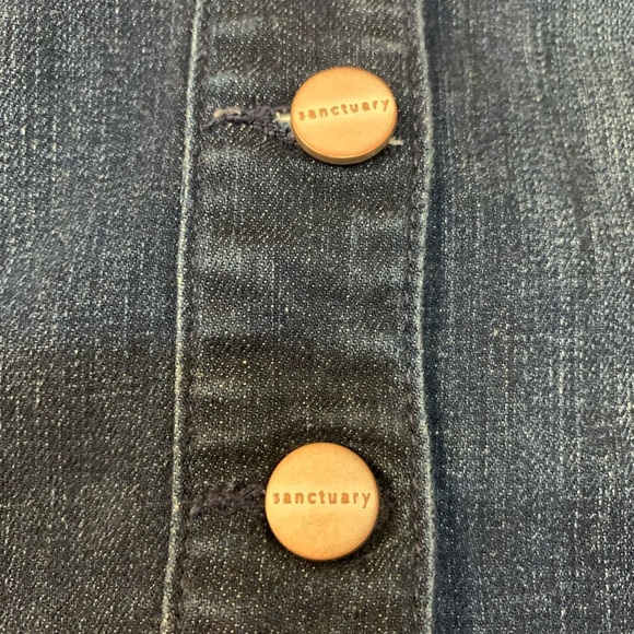 Sanctuary Denim Shay Button Front Denim Skirt - Picture 3 of 8